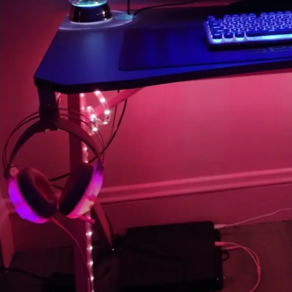 Pink headset